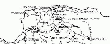 Ridgeways in the north of Devon (Grundy 1941 p 63)